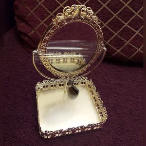 Tilting mirror tray Bridgerton collab by bath and body works